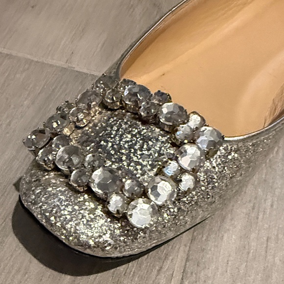 Kate Spade Silver Embellished Flats - Picture 7 of 7